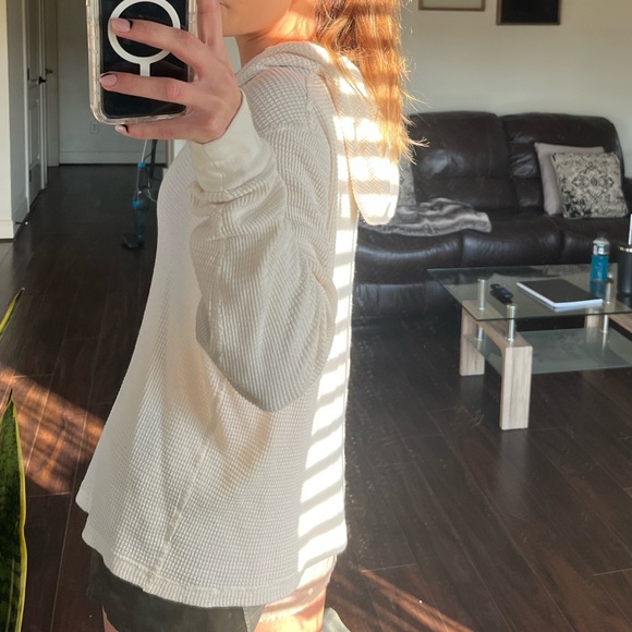 Textured hoodie - Picture 3 of 4